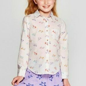 Cat & Jack Unicorn Button Down Shirt.